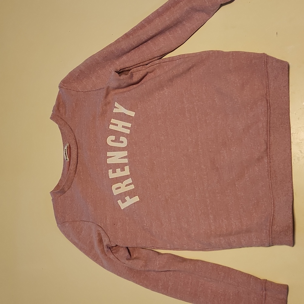 Pink crew neck